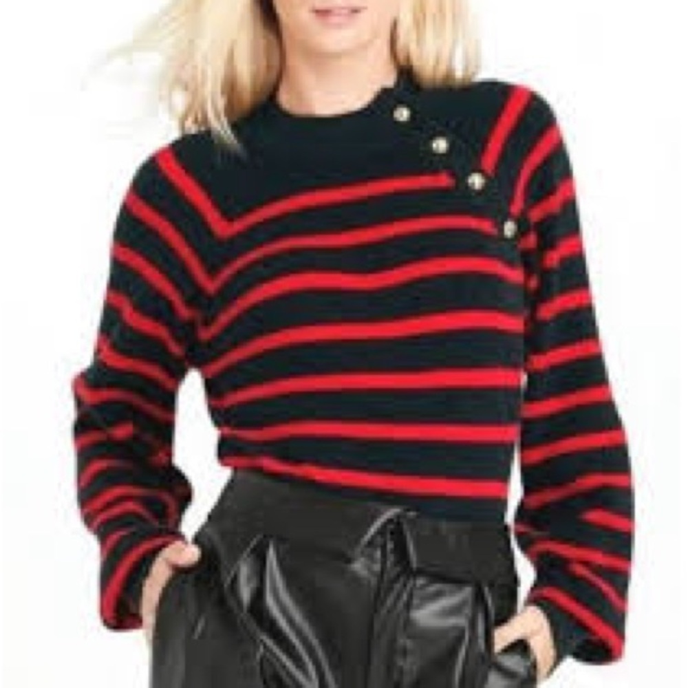 Who What Wear Striped Sweater